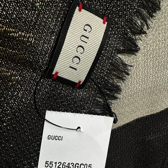 Gucci Wool Blanket Scarf - Large - Picture 11 of 14